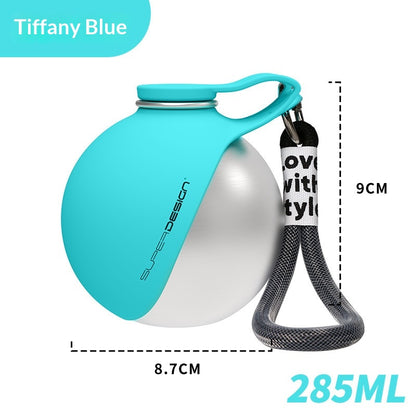 Portable Dog Water Bottle with Waste Bag Dispenser — Travel-Ready Pet Accessory
