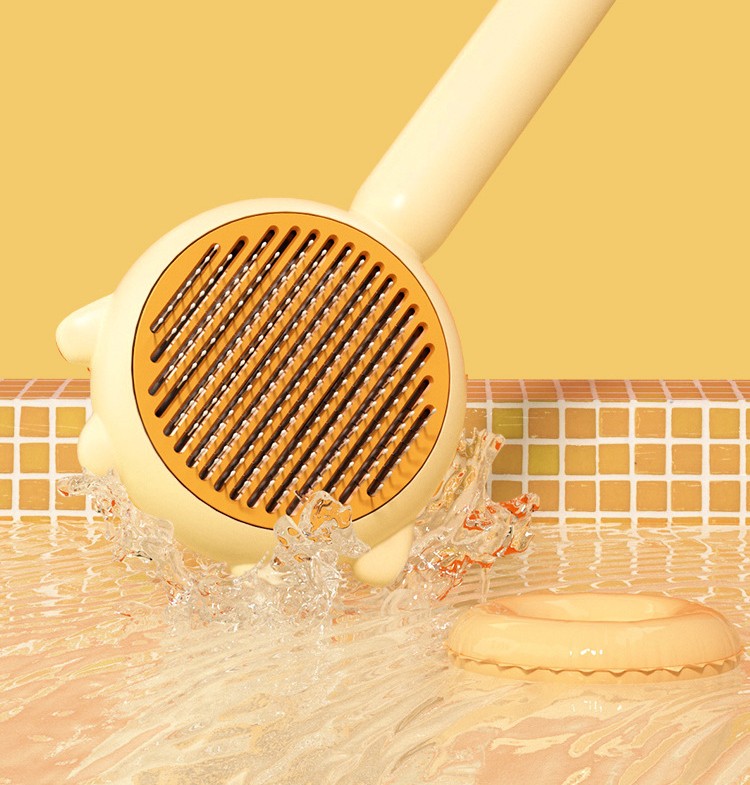 Pet Magic Grooming Comb – Self-Cleaning Hair Removal Brush for Cats & Dogs