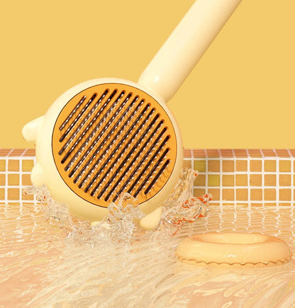 Pet Magic Grooming Comb – Self-Cleaning Hair Removal Brush for Cats & Dogs