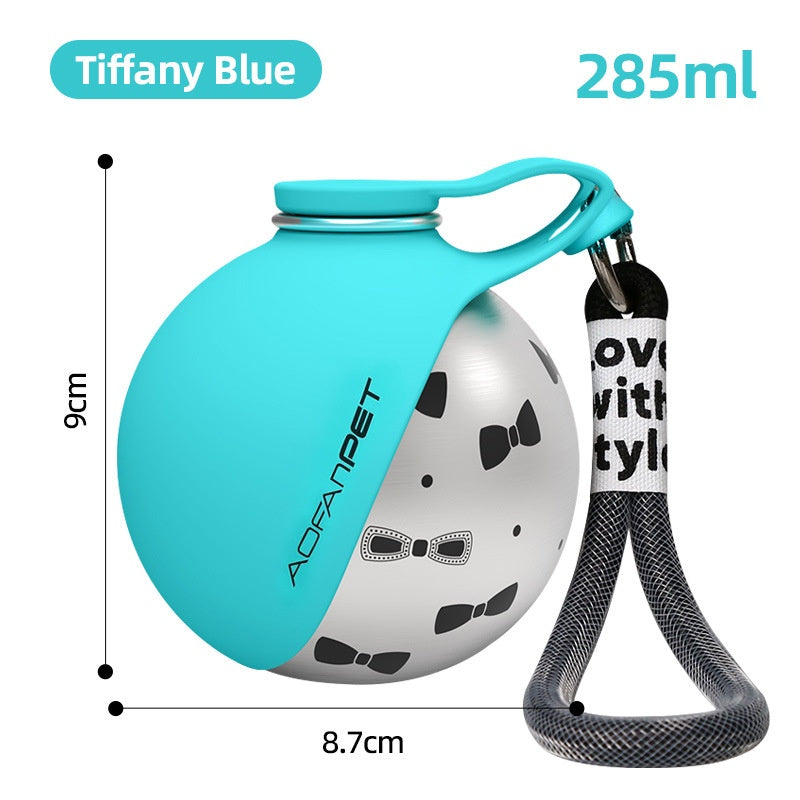 Portable Dog Water Bottle with Waste Bag Dispenser — Travel-Ready Pet Accessory