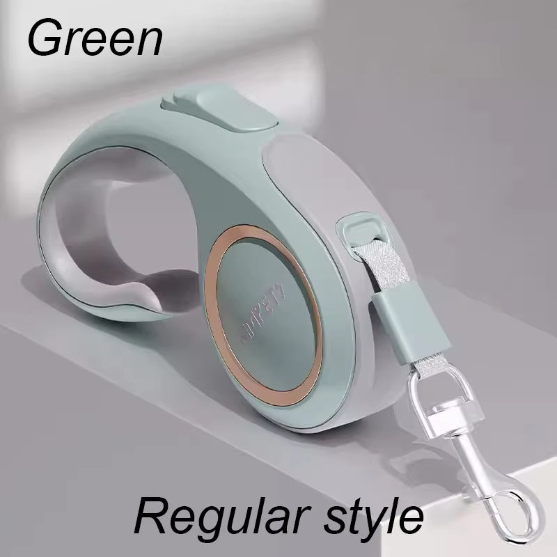 Retractable Dog Leash – 3M/5M | Anti-Slip, Durable & Stylish for Pets Under 25KG