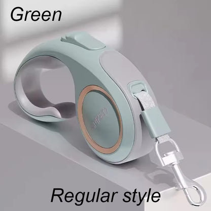Retractable Dog Leash – 3M/5M | Anti-Slip, Durable & Stylish for Pets Under 25KG