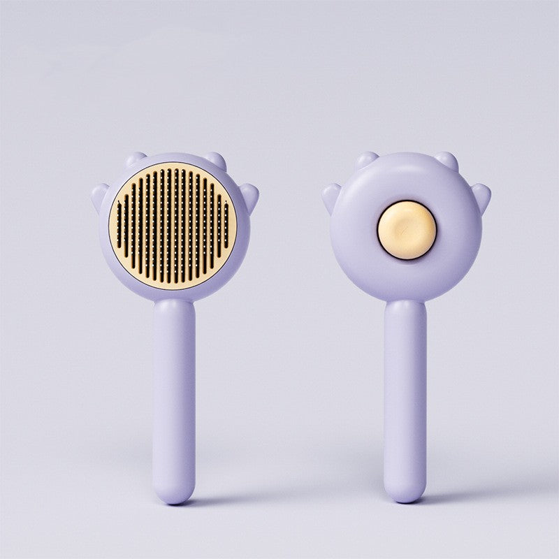 Pet Magic Grooming Comb – Self-Cleaning Hair Removal Brush for Cats & Dogs