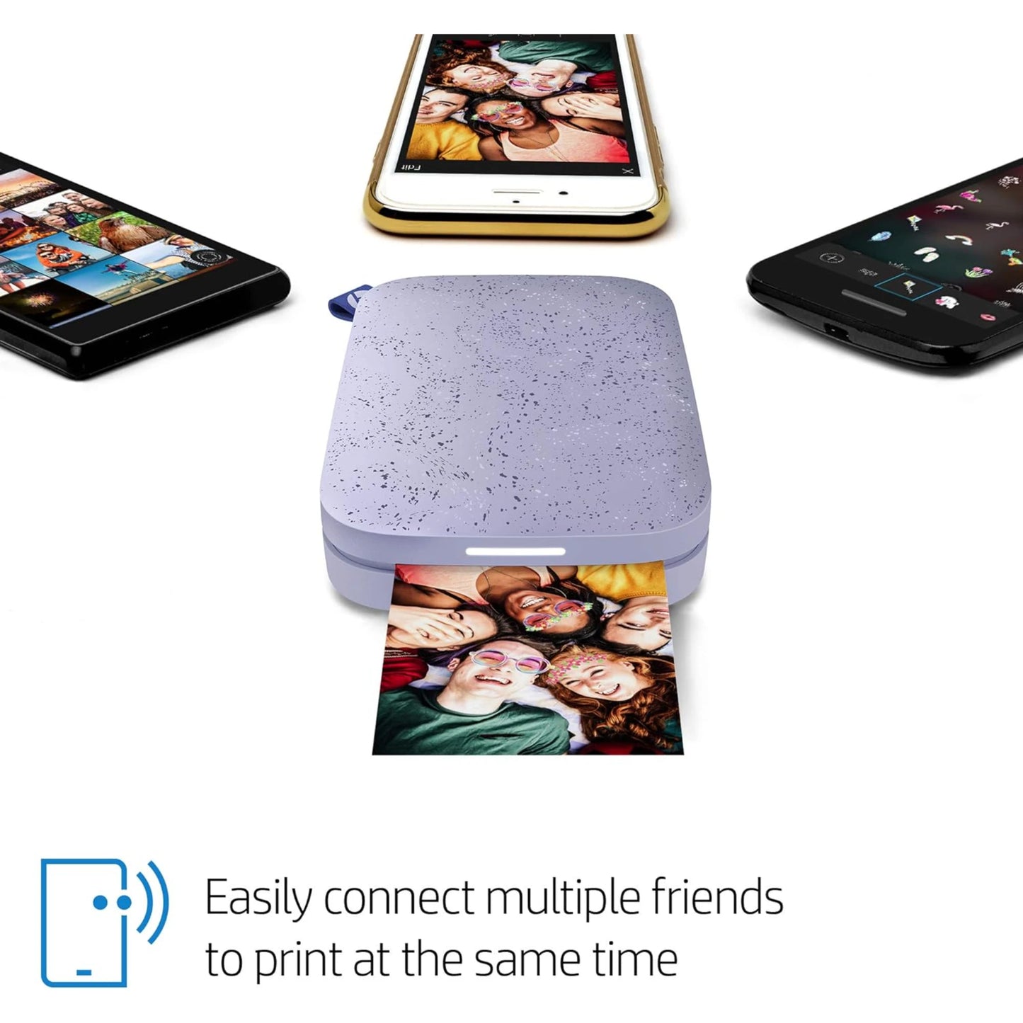 HP Sprocket 2x3" Portable Instant Photo Printer | Print from iPhone & Android