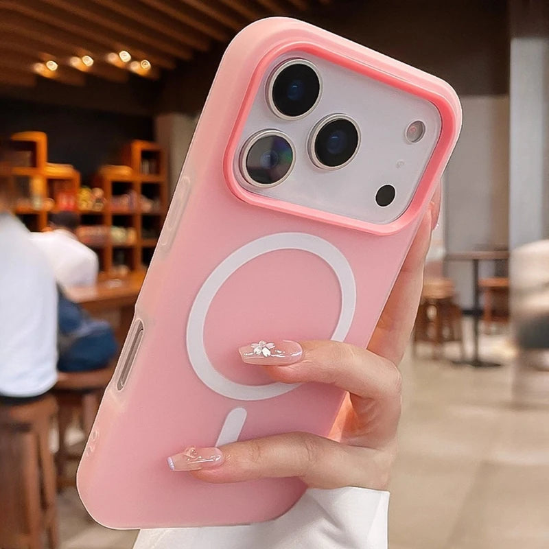 Premium 2-in-1 Magnetic Silicone Phone Case