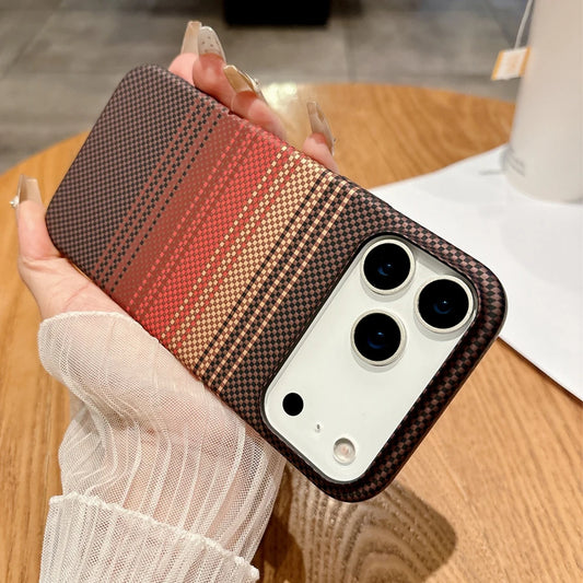 Colourful Kevlar Carbon Fibre Magnetic Phone Case