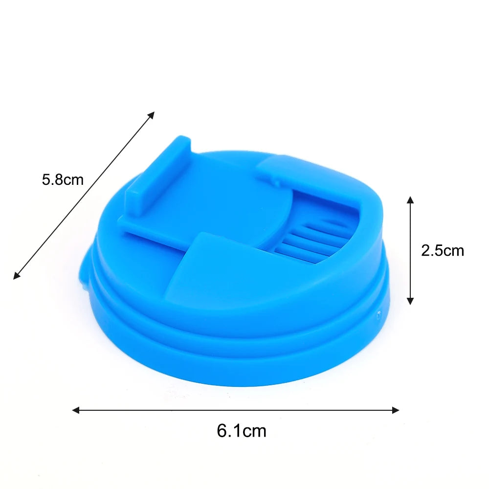 Plastic Can Cover & Cup Lid | Leak-Proof Beverage Protector for Soda, Beer & Cans — Blue, Red, Yellow