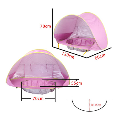 Baby Beach Tent – UV Protection Pop-Up Sun Shelter for Infants & Toddlers