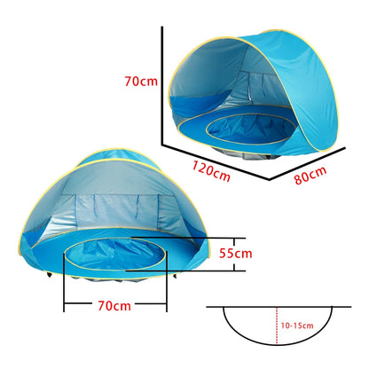 Baby Beach Tent – UV Protection Pop-Up Sun Shelter for Infants & Toddlers
