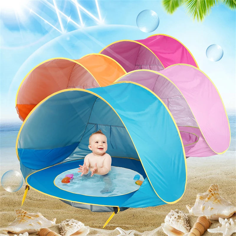 Baby Beach Tent – UV Protection Pop-Up Sun Shelter for Infants & Toddlers