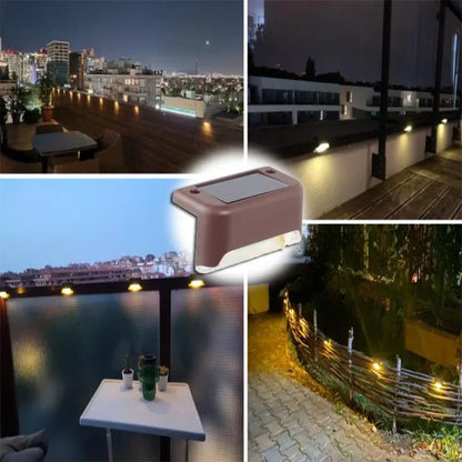 Solar Deck Lights Outdoor | IP65 Waterproof LED Garden Lamps for Stairs, Fence & Pathway