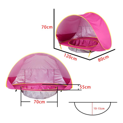 Baby Beach Tent – UV Protection Pop-Up Sun Shelter for Infants & Toddlers