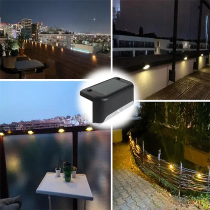 Solar Deck Lights Outdoor | IP65 Waterproof LED Garden Lamps for Stairs, Fence & Pathway