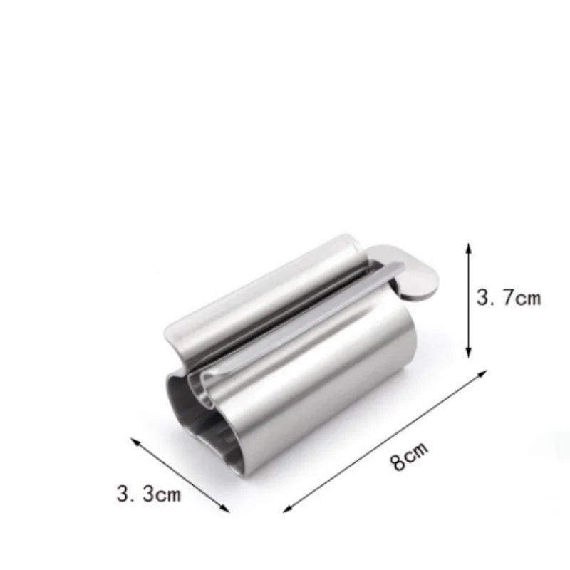 Stainless Steel Toothpaste Tube Squeezer | Easy Rolling Dispenser