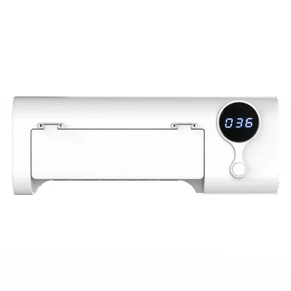 UV Toothbrush Sterilizer & Holder | Portable USB Rechargeable Disinfection & Drying Case, White