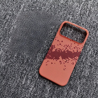 Frameless Carbon Fiber Kevlar Magnetic Phone Case