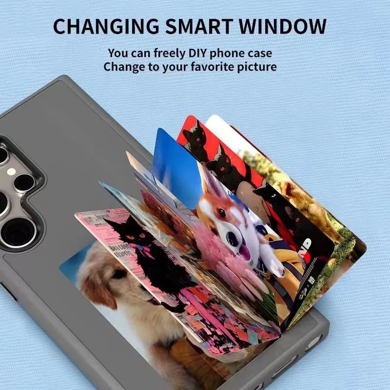 NFC E-Ink Screen Case for Samsung Galaxy S23 / S24 / S25 Ultra