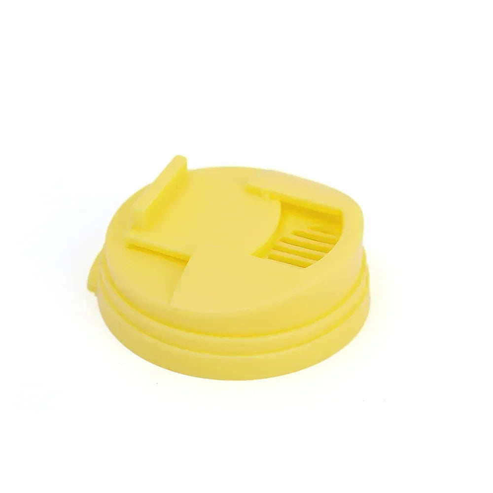 Plastic Can Cover & Cup Lid | Leak-Proof Beverage Protector for Soda, Beer & Cans — Blue, Red, Yellow