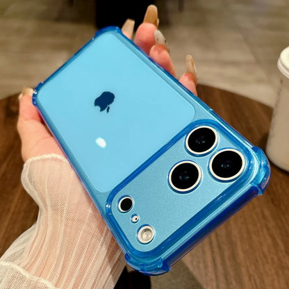 Shockproof Neon Soft TPU Clear Case for iPhone