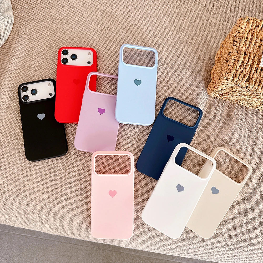 Love Candy Color Silicone Soft Case for iPhone