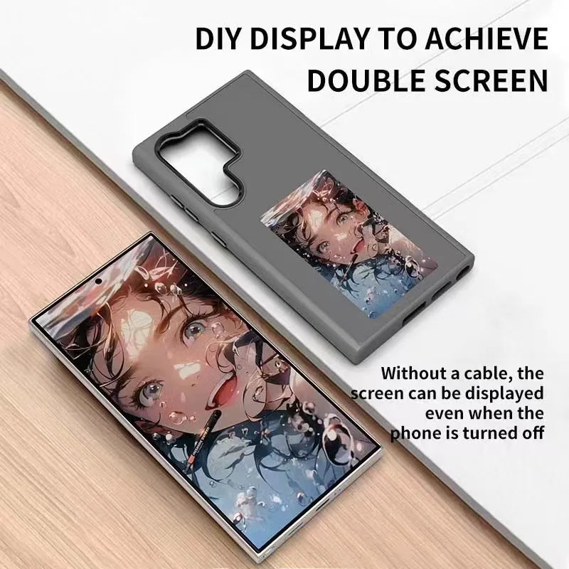 NFC E-Ink Screen Case for Samsung Galaxy S23 / S24 / S25 Ultra