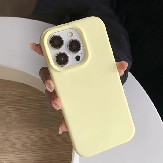 Plain colored silicone phone case
