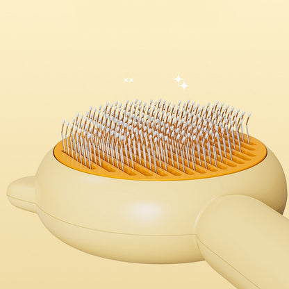 Pet Magic Grooming Comb – Self-Cleaning Hair Removal Brush for Cats & Dogs