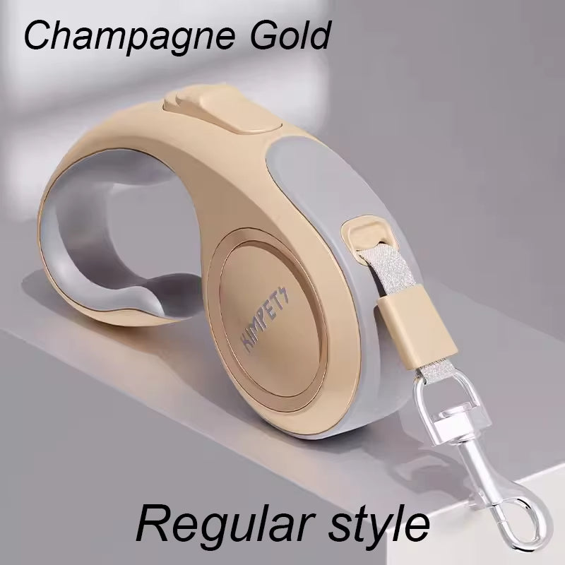 Retractable Dog Leash – 3M/5M | Anti-Slip, Durable & Stylish for Pets Under 25KG