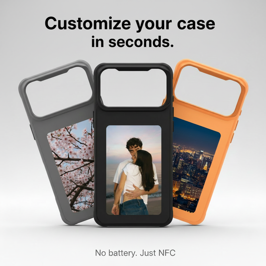 HD NFC Case - Apple Style Typography
