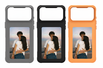 HD NFC E-Ink Screen Case - Gray, Black, Orange colors